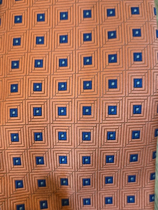 NWT! Brooks Brothers Orange Silk Tie!! - Picture 2 of 3